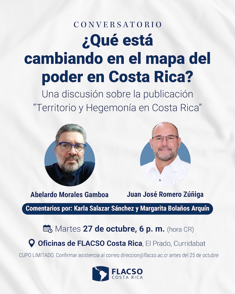 Conversatorio ¿Qué está cambiando en el mapa de poder en Costa Rica?