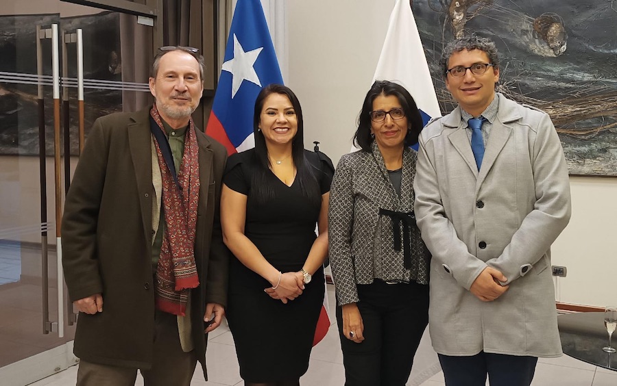 Fabricio Franco, Karla Salazar y Gioconda Herrera